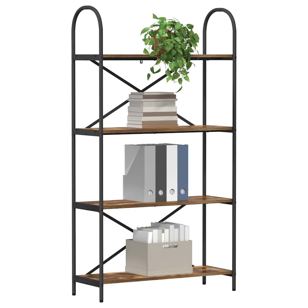Étagère Chêne fumé 80 x 30 x 146 cm Bois d'ingénierie - XIOS