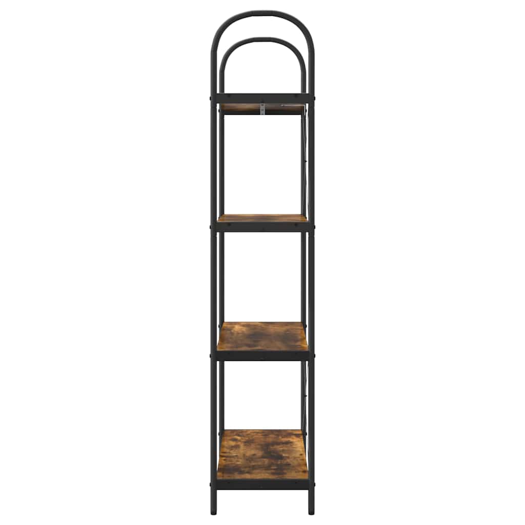 Étagère Chêne fumé 80 x 30 x 146 cm Bois d'ingénierie - XIOS