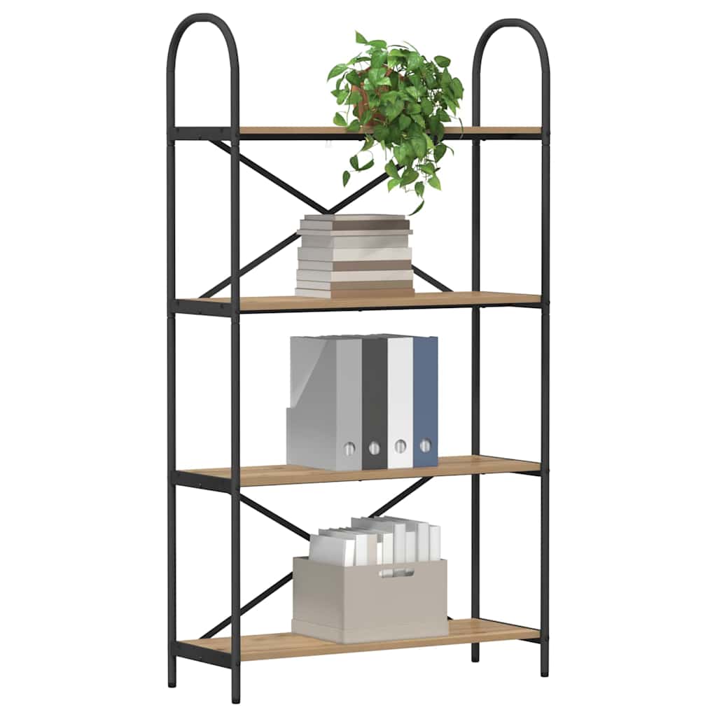 Étagère chêne artisanal 80 x 30 x 146 cm Bois d'ingénierie - XIOS