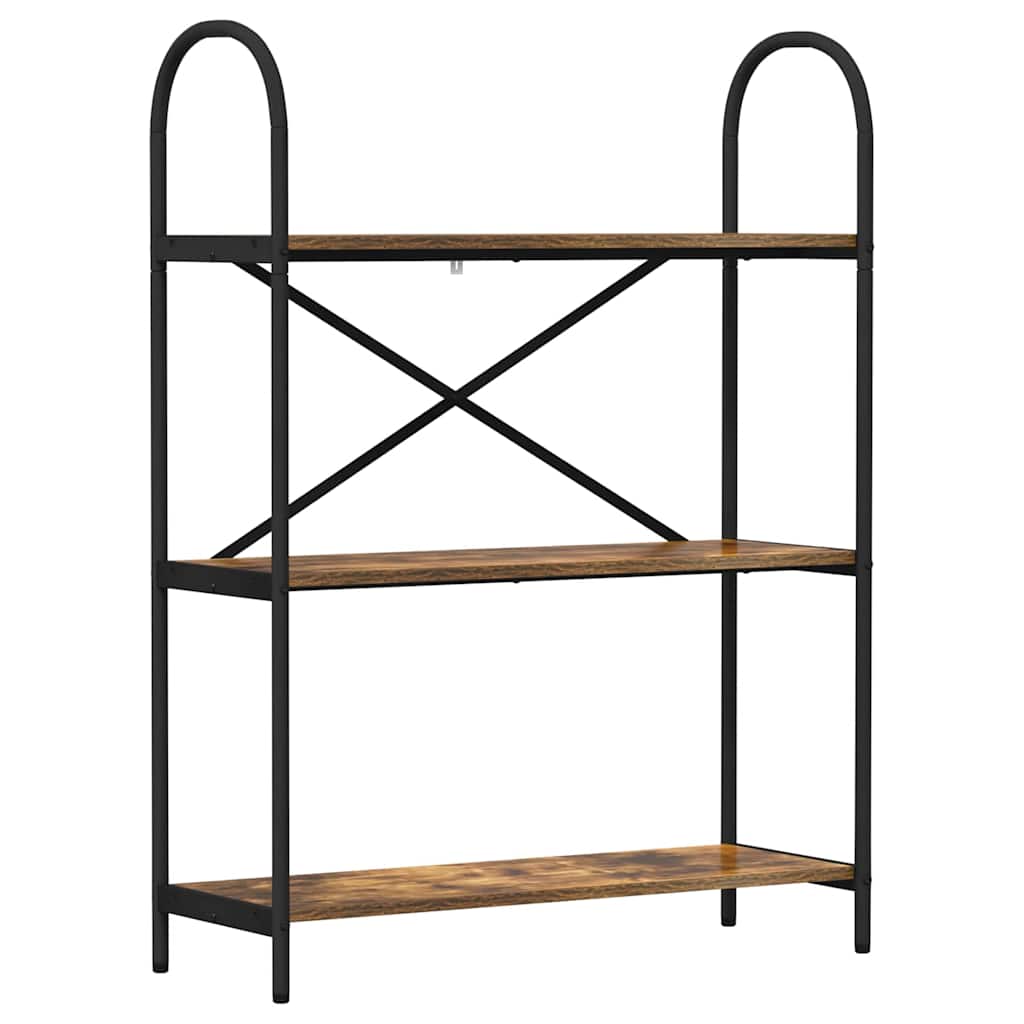 Étagère Chêne fumé 80 x 30 x 109 cm Bois d'ingénierie - XIOS