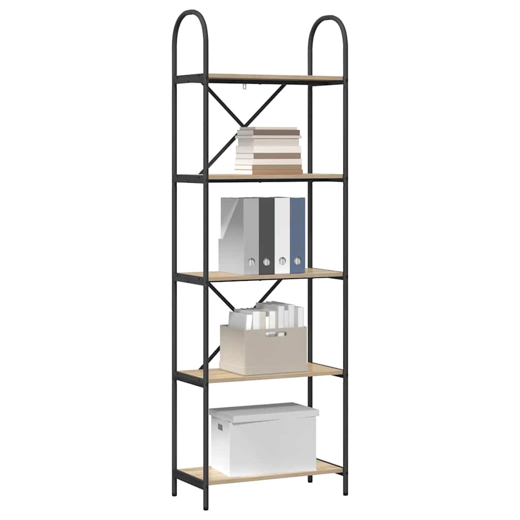 Étagère Chêne sonoma 60 x 30 x 183 cm Bois d'ingénierie - XIOS