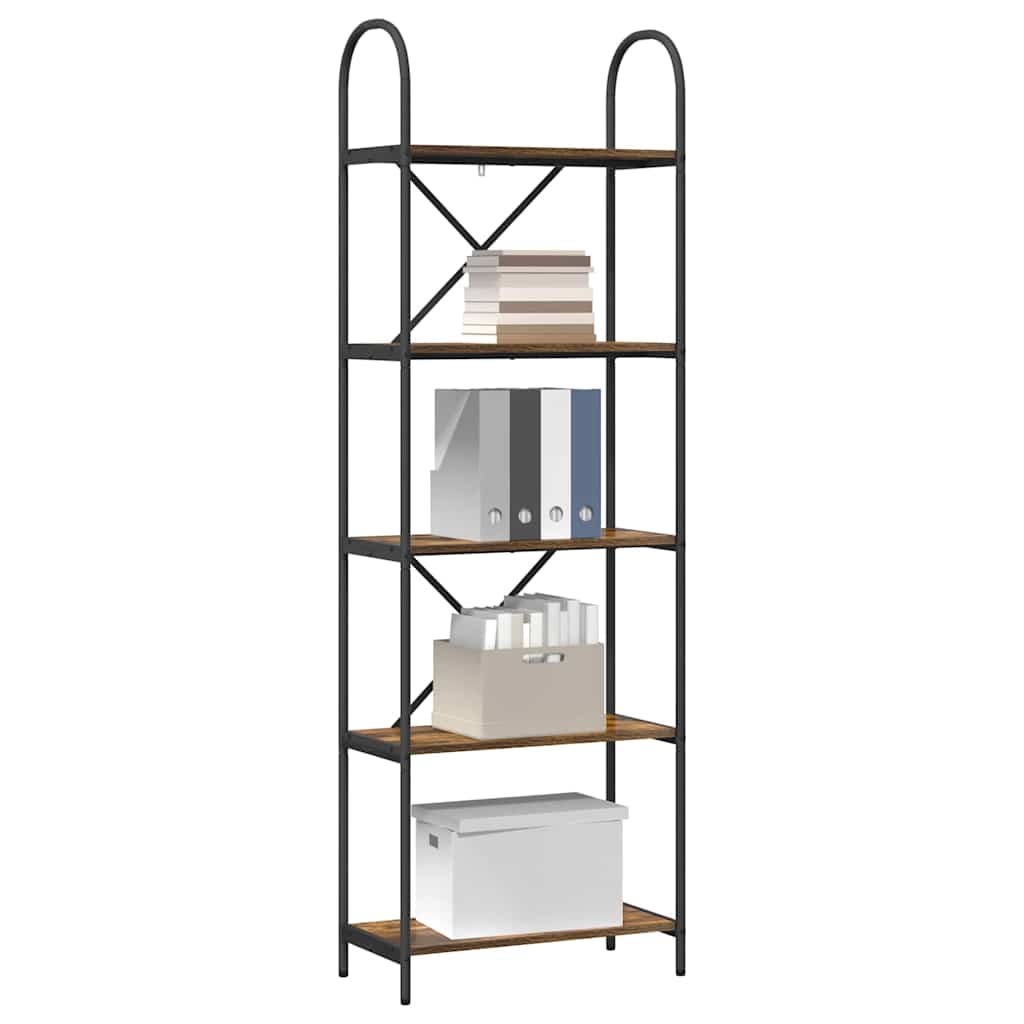 Étagère Chêne fumé 60 x 30 x 183 cm Bois d'ingénierie - XIOS