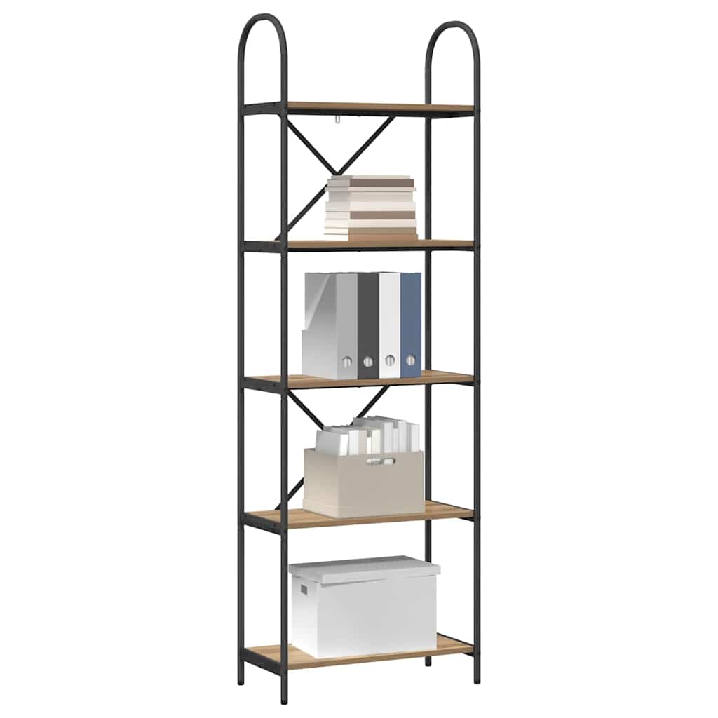 Étagère chêne artisanal 60 x 30 x 183 cm Bois d'ingénierie - XIOS