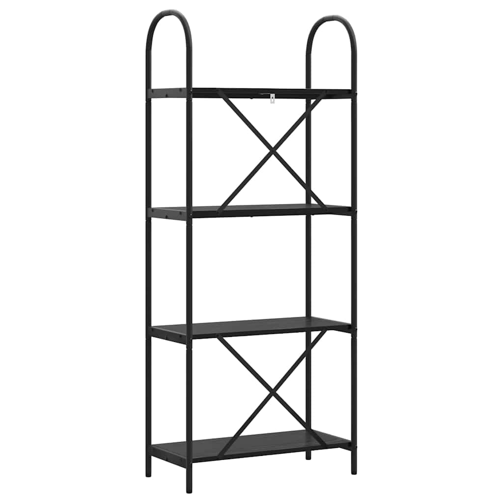 Étagère Chêne noir 60 x 30 x 146 cm Bois d'ingénierie - XIOS
