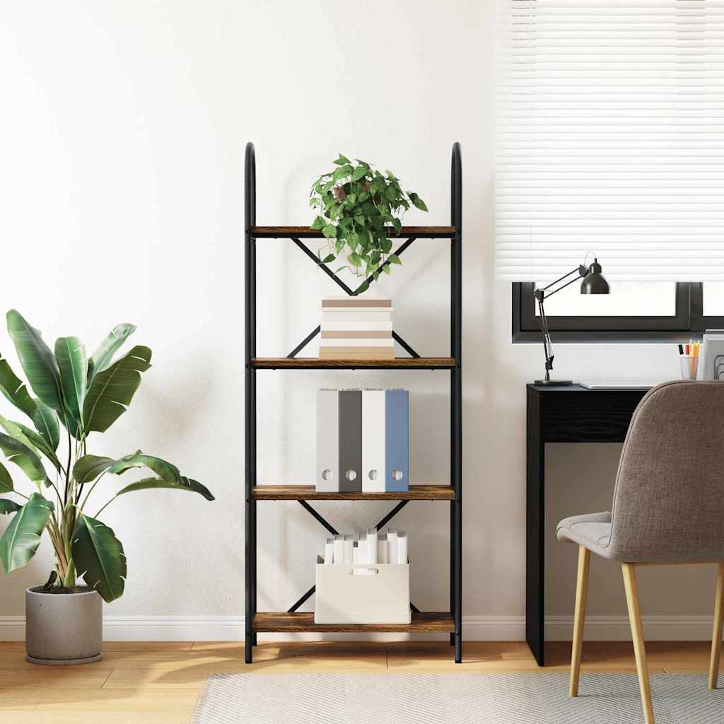 Étagère Chêne fumé 60 x 30 x 146 cm Bois d'ingénierie - XIOS