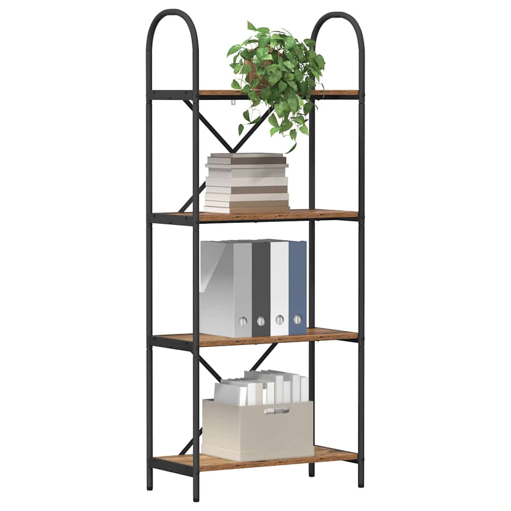 Étagère Chêne fumé 60 x 30 x 146 cm Bois d'ingénierie - XIOS