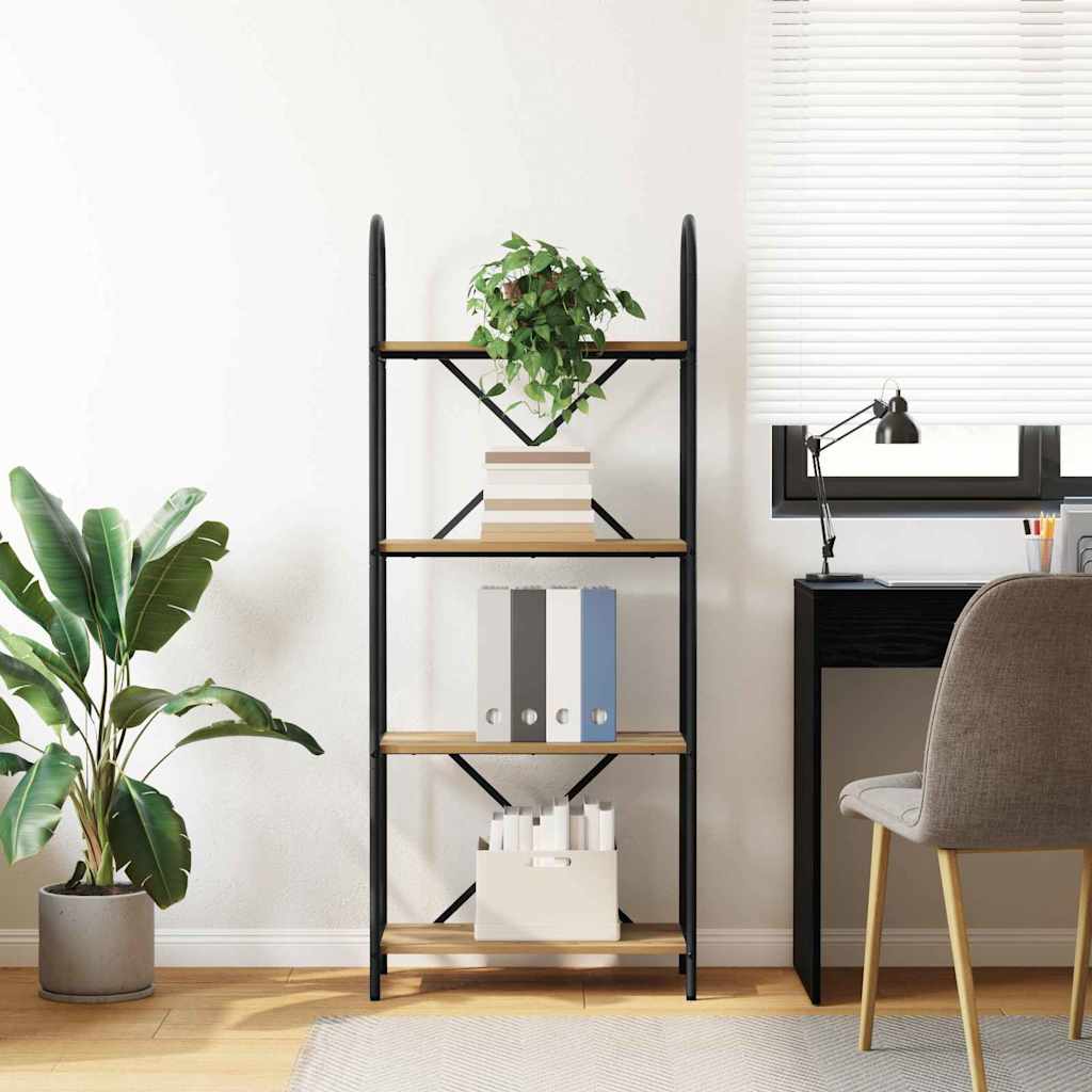 Étagère chêne artisanal 60 x 30 x 146 cm Bois d'ingénierie - XIOS