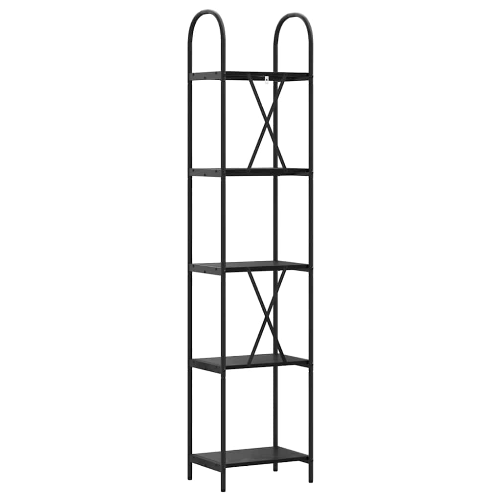 Étagère Chêne noir 40 x 30 x 183 cm Bois d'ingénierie - XIOS
