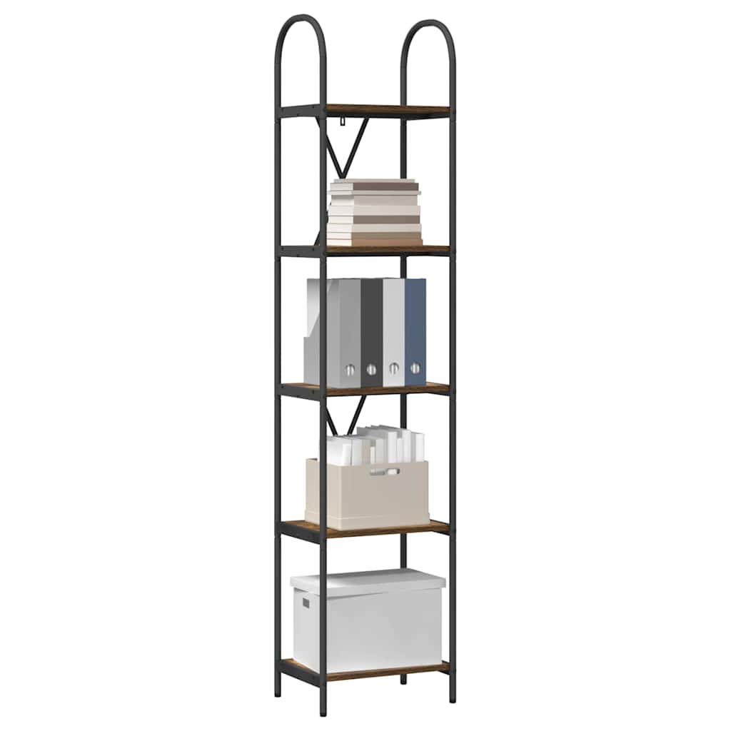 Étagère Chêne fumé 40 x 30 x 183 cm Bois d'ingénierie - XIOS