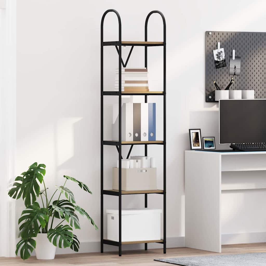 Étagère chêne artisanal 40 x 30 x 183 cm Bois d'ingénierie - XIOS