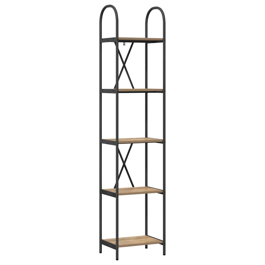 Étagère chêne artisanal 40 x 30 x 183 cm Bois d'ingénierie - XIOS