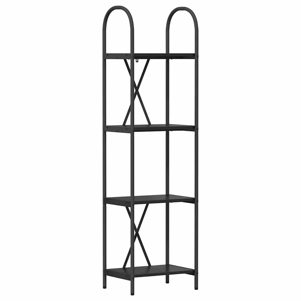 Étagère Chêne noir 40 x 30 x 146 cm Bois d'ingénierie - XIOS