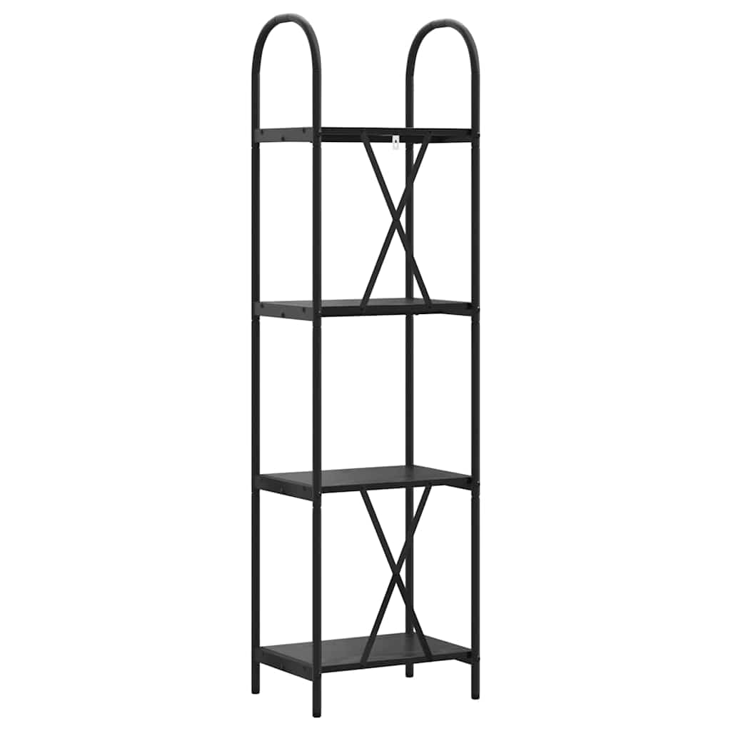 Étagère Chêne noir 40 x 30 x 146 cm Bois d'ingénierie - XIOS