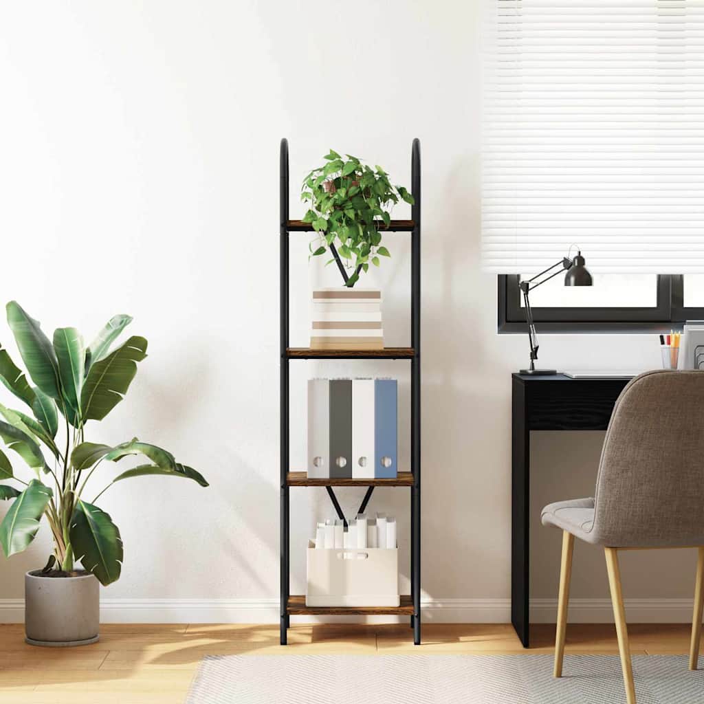 Étagère Chêne fumé 40 x 30 x 146 cm Bois d'ingénierie - XIOS