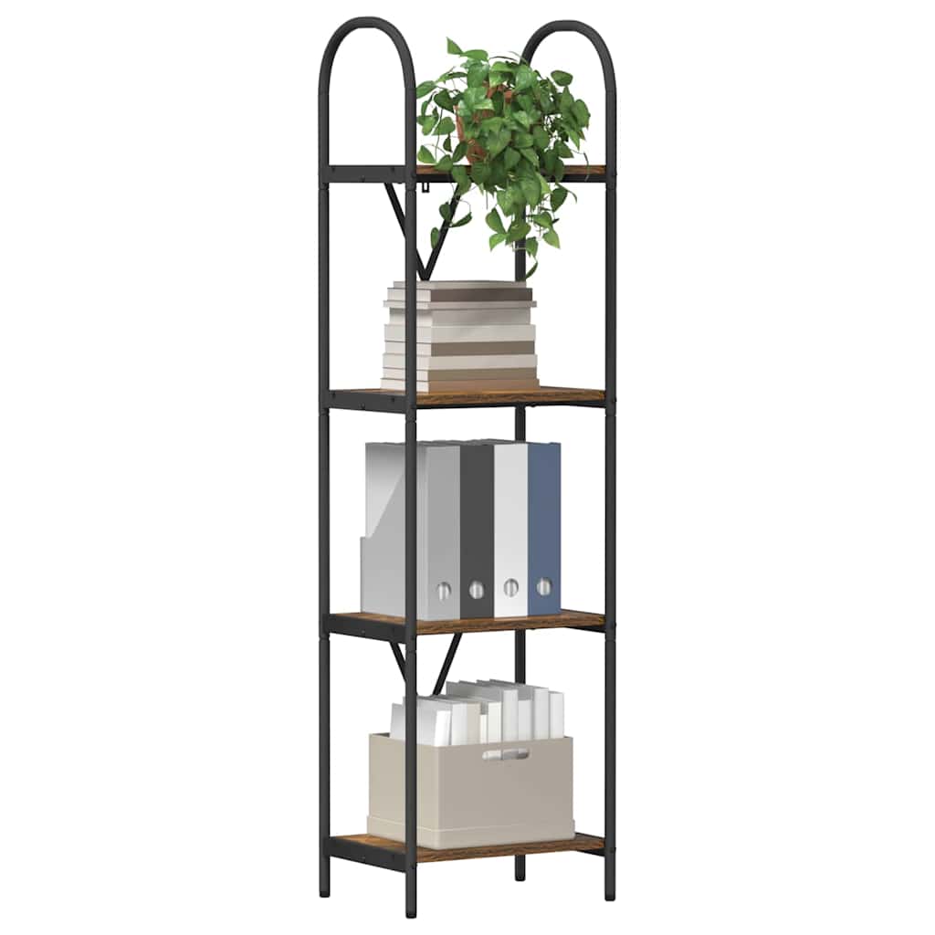 Étagère Chêne fumé 40 x 30 x 146 cm Bois d'ingénierie - XIOS