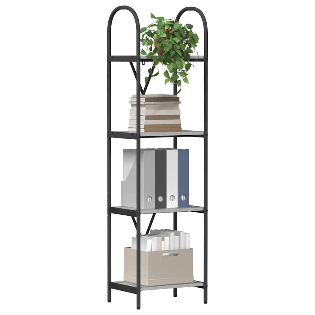 Étagère Sonoma gris 40 x 30 x 146 cm Bois d'ingénierie - XIOS