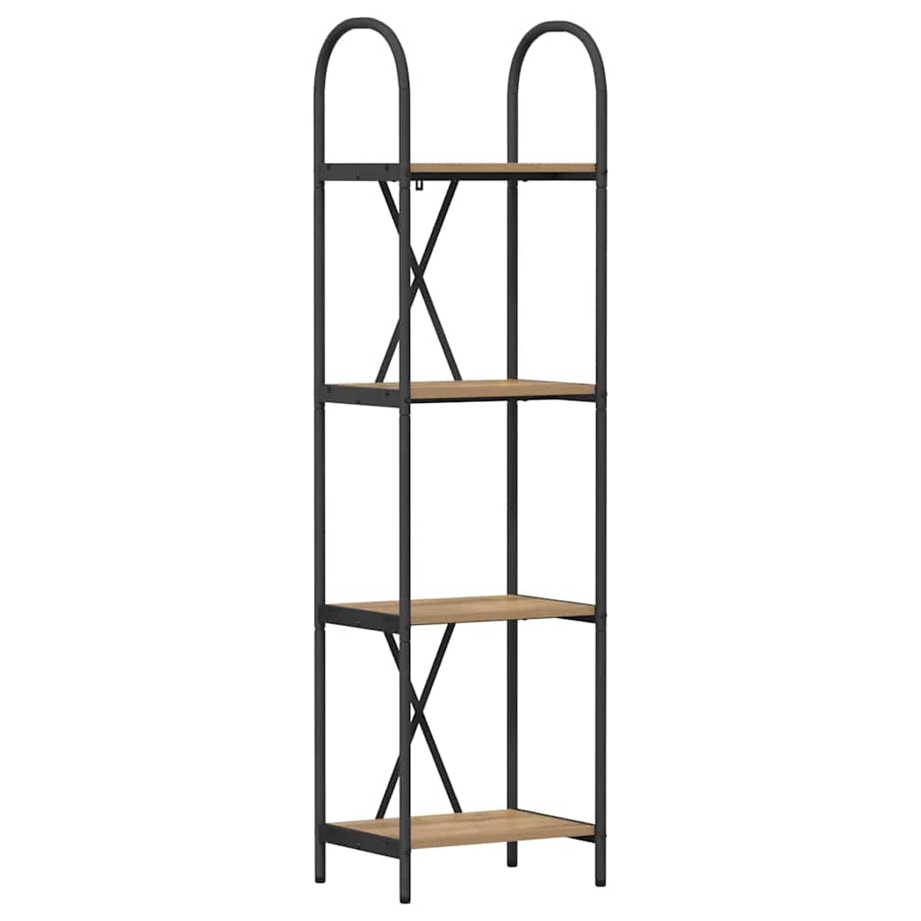 Étagère chêne artisanal 40 x 30 x 146 cm Bois d'ingénierie - XIOS