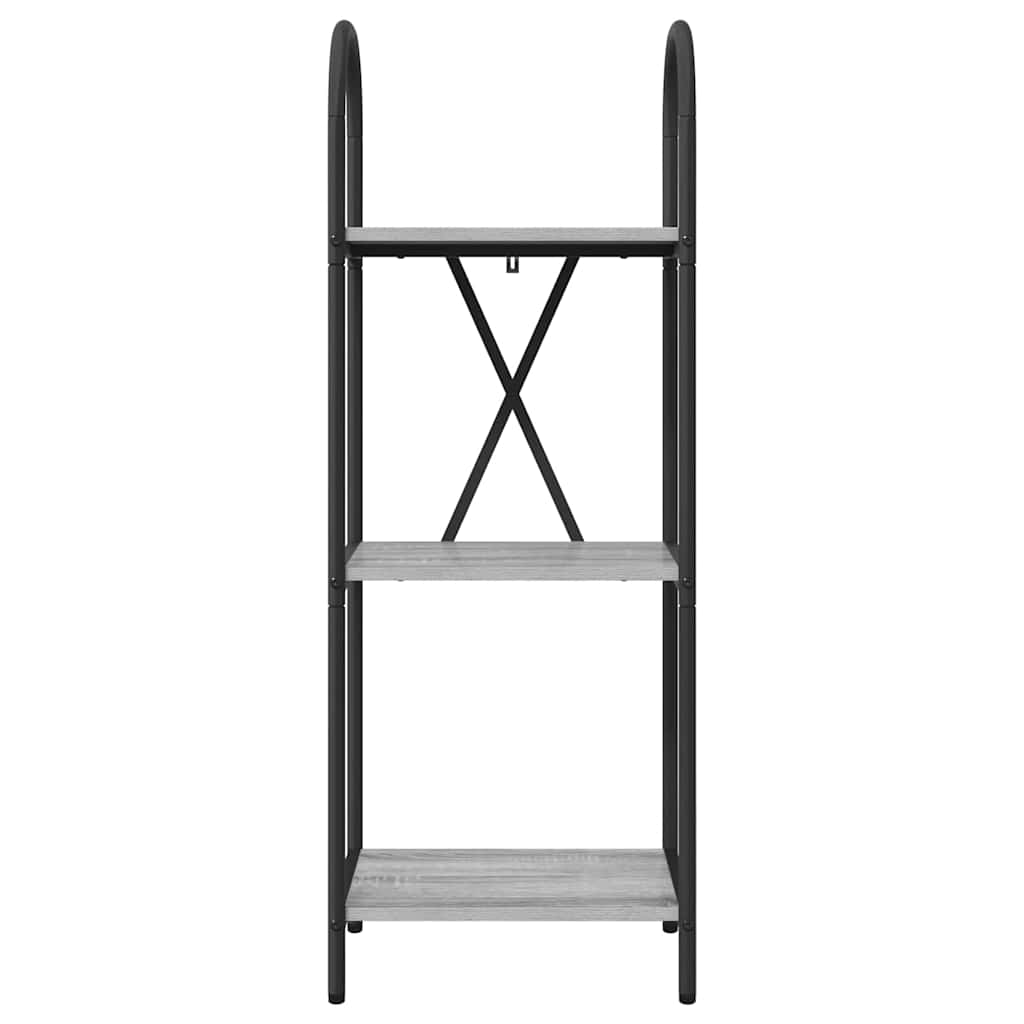 Étagère Sonoma gris 40 x 30 x 109 cm Bois d'ingénierie - XIOS