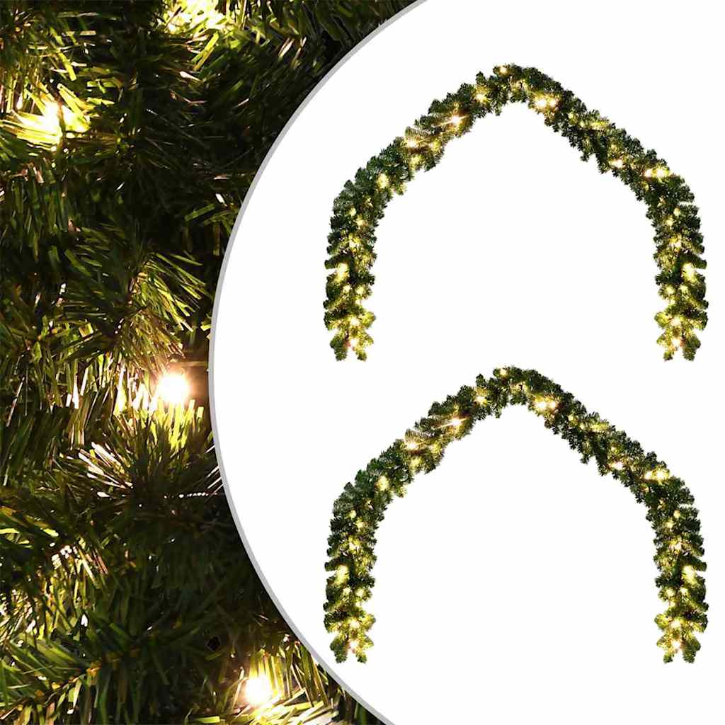 Guirlande de Noël avec 600 LED 2 pcs Vert PVC - XIOS