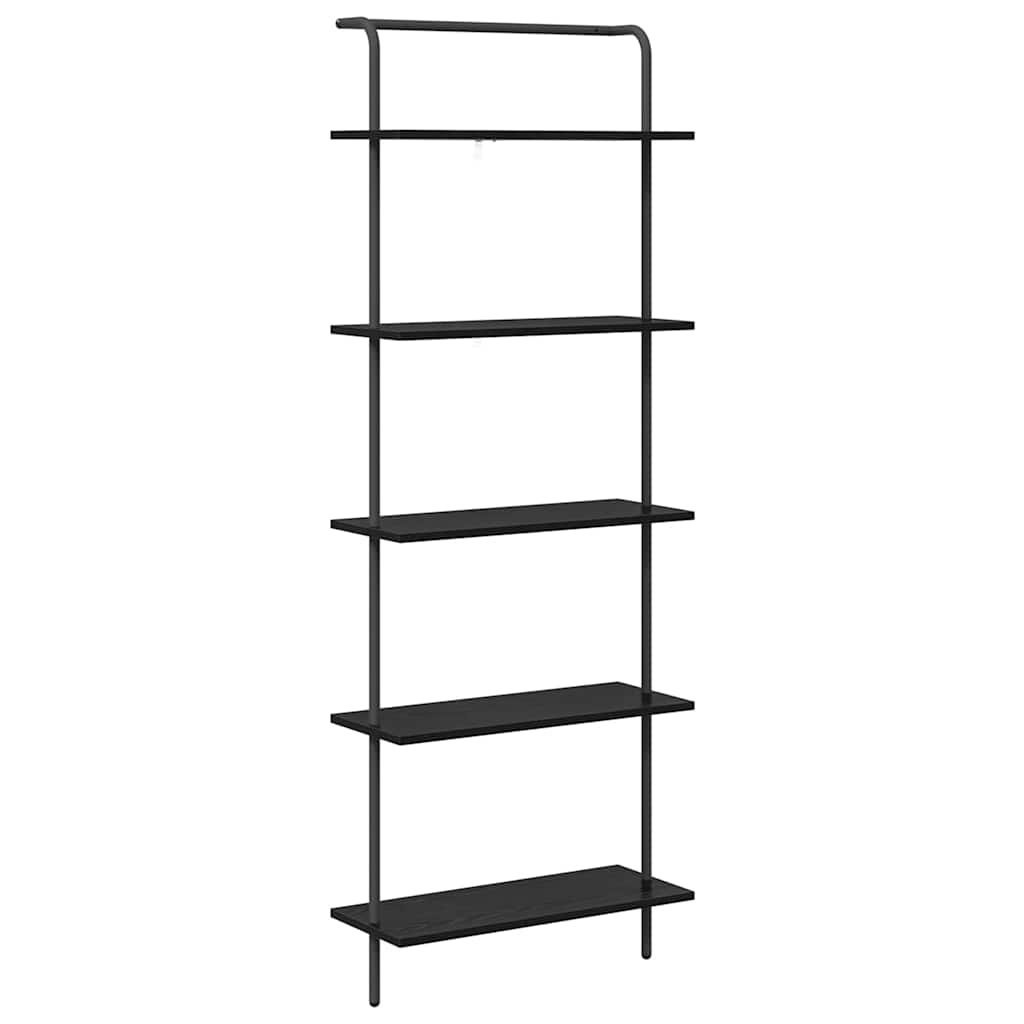 Étagère Chêne noir 60 x 24 x 168 cm Bois d'ingénierie - XIOS