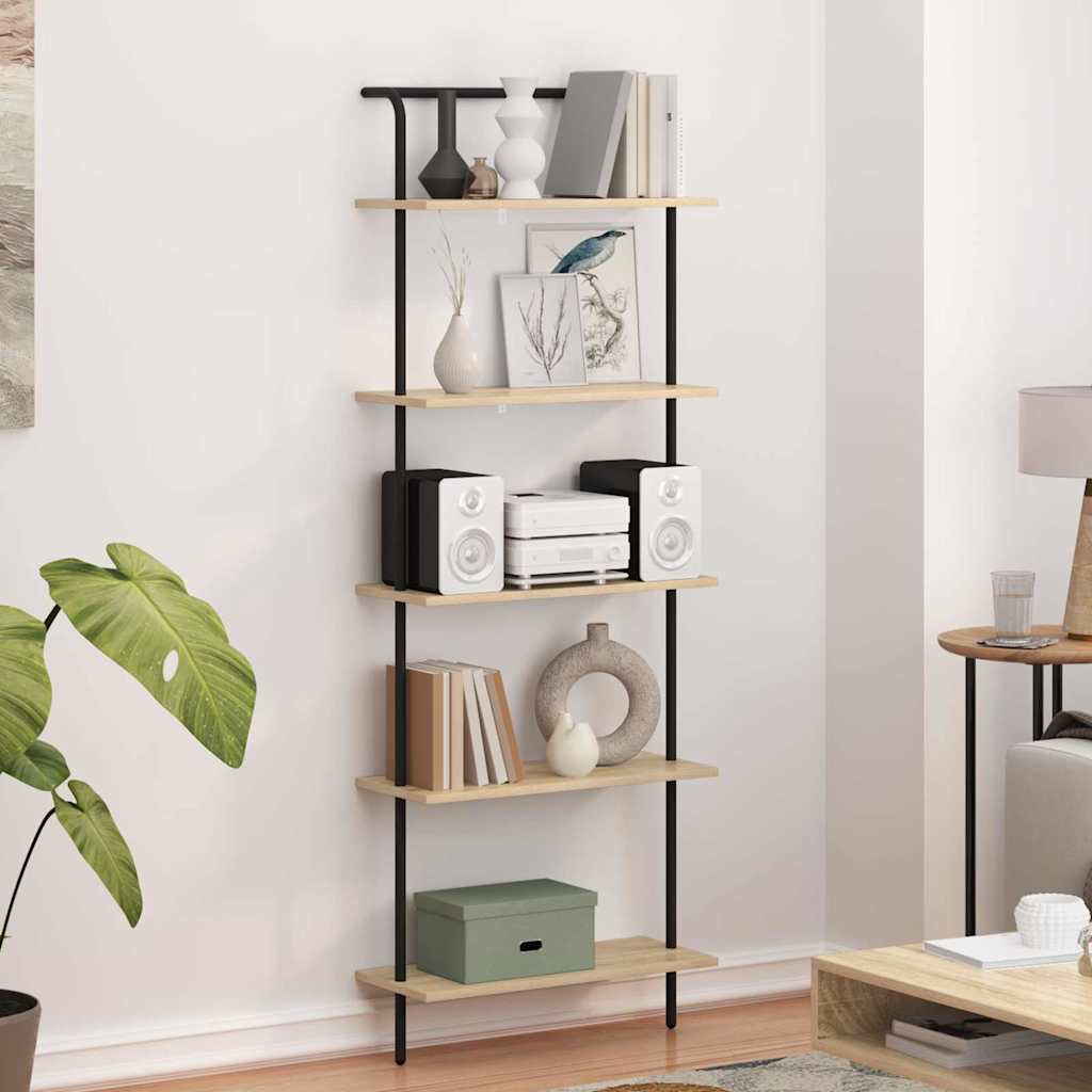 Étagère Chêne sonoma 60 x 24 x 168 cm Bois d'ingénierie - XIOS
