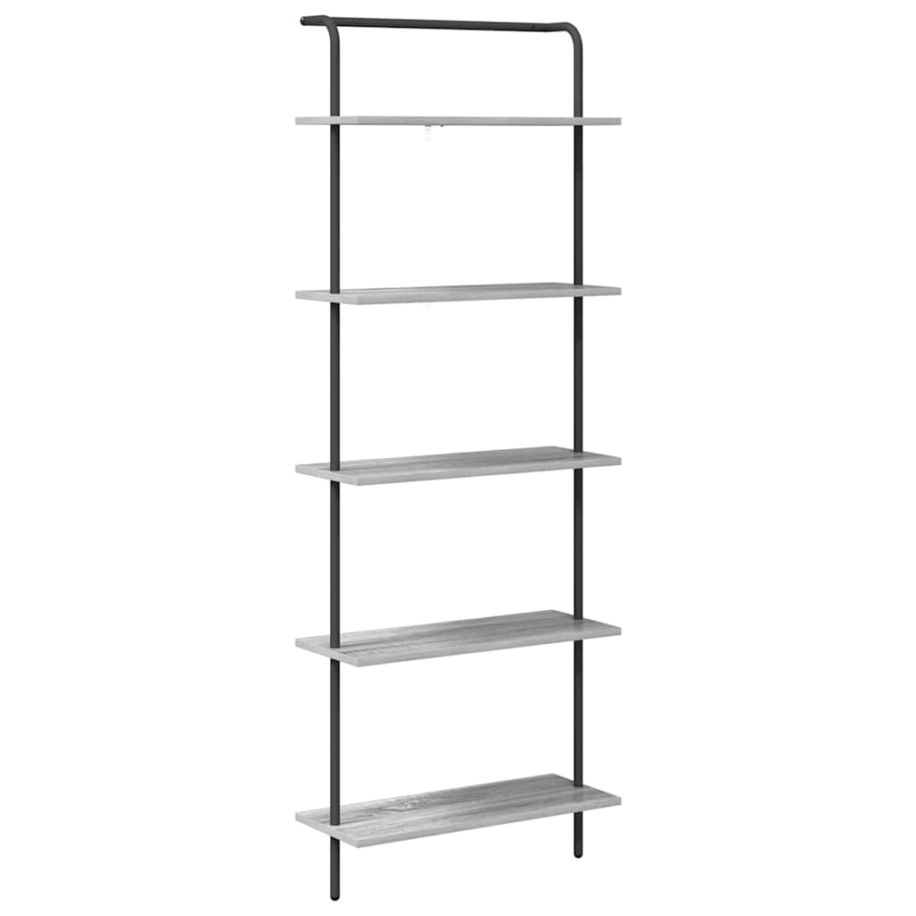 Étagère Sonoma gris 60 x 24 x 168 cm Bois d'ingénierie - XIOS