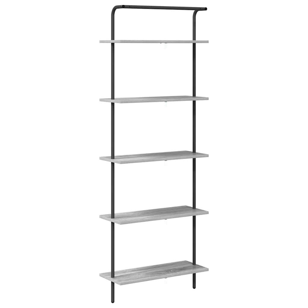 Étagère Sonoma gris 60 x 24 x 168 cm Bois d'ingénierie - XIOS
