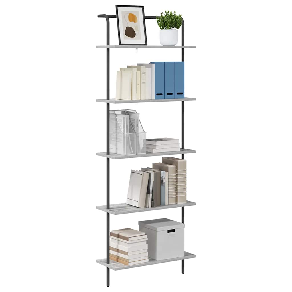 Étagère Sonoma gris 60 x 24 x 168 cm Bois d'ingénierie - XIOS