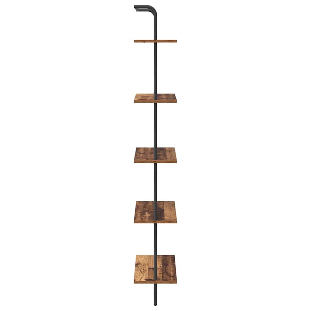 Étagère Bois ancien 60 x 24 x 168 cm Bois d'ingénierie - XIOS