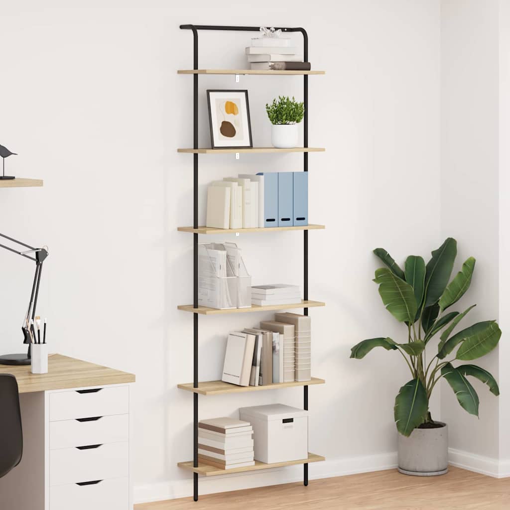 Étagère Chêne sonoma 60 x 24 x 203 cm Bois d'ingénierie - XIOS