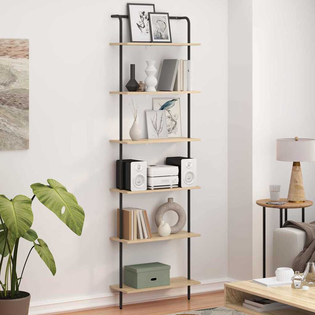 Étagère Chêne sonoma 60 x 24 x 203 cm Bois d'ingénierie - XIOS