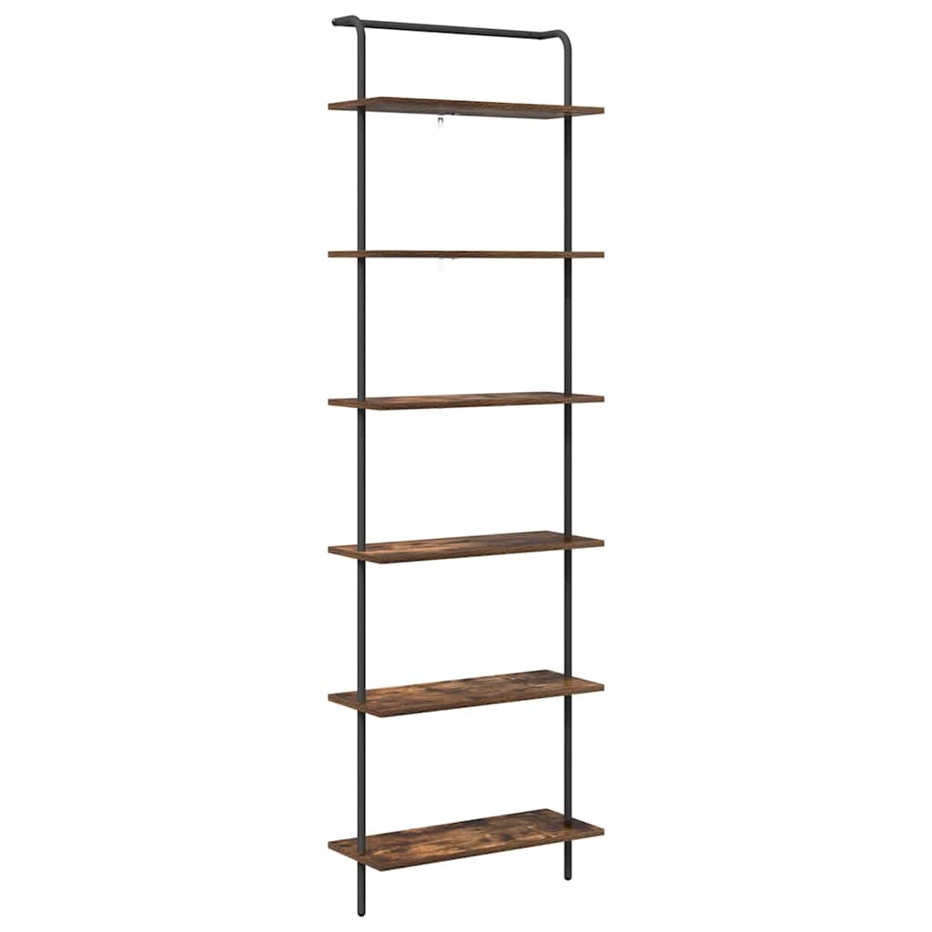 Étagère Chêne fumé 60 x 24 x 203 cm Bois d'ingénierie - XIOS