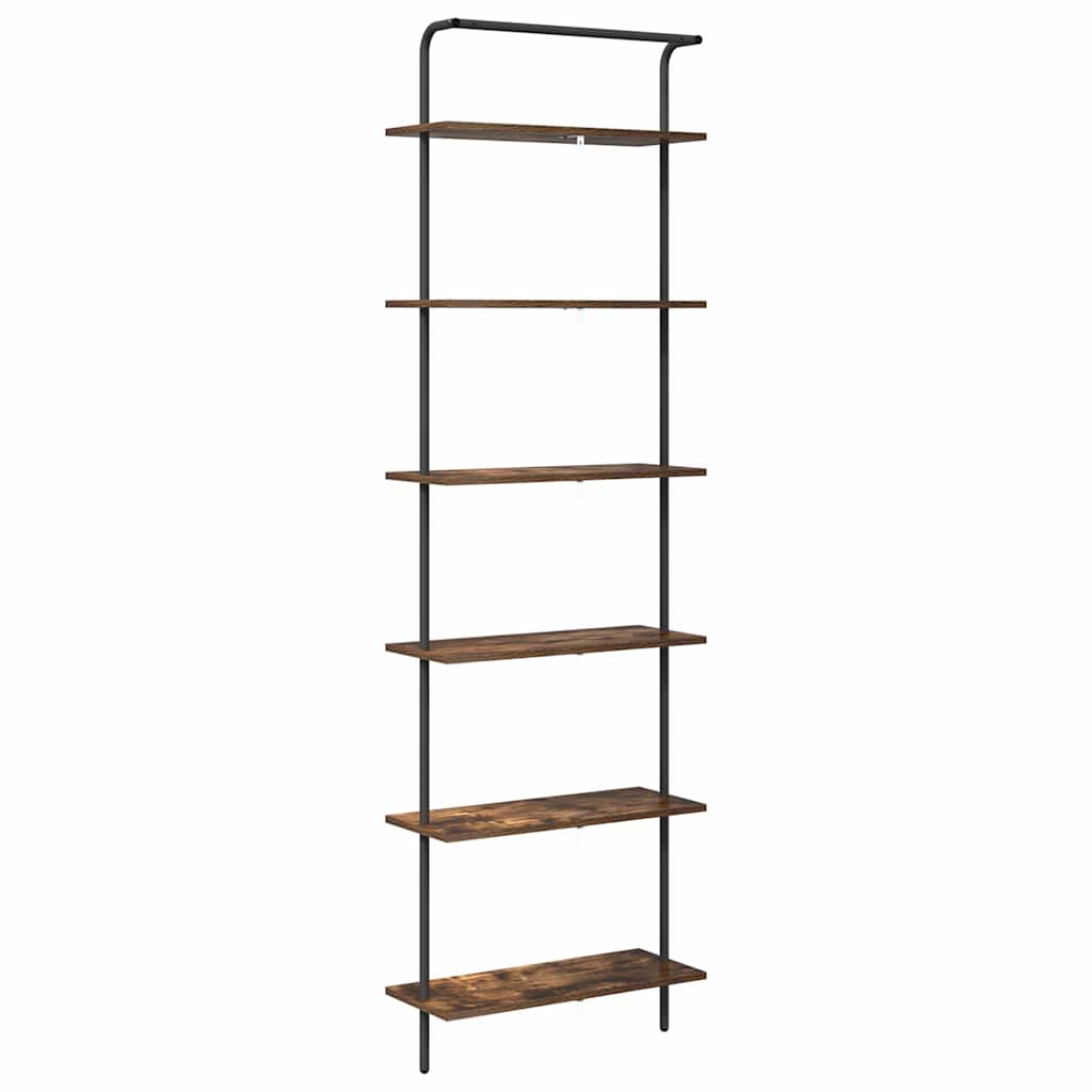 Étagère Chêne fumé 60 x 24 x 203 cm Bois d'ingénierie - XIOS