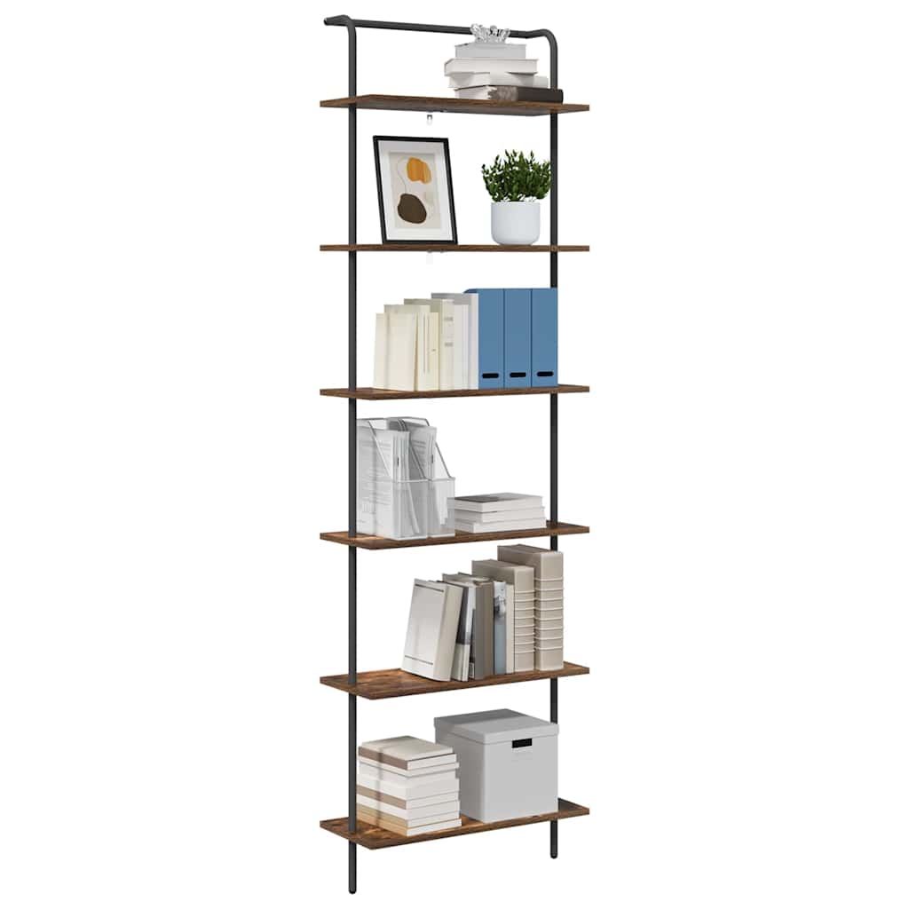 Étagère Chêne fumé 60 x 24 x 203 cm Bois d'ingénierie - XIOS