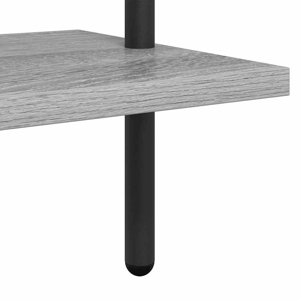 Étagère Sonoma gris 60 x 24 x 203 cm Bois d'ingénierie - XIOS