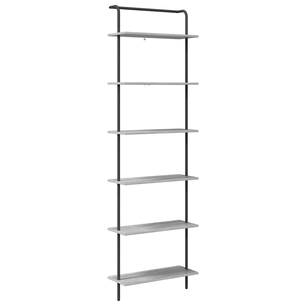 Étagère Sonoma gris 60 x 24 x 203 cm Bois d'ingénierie - XIOS