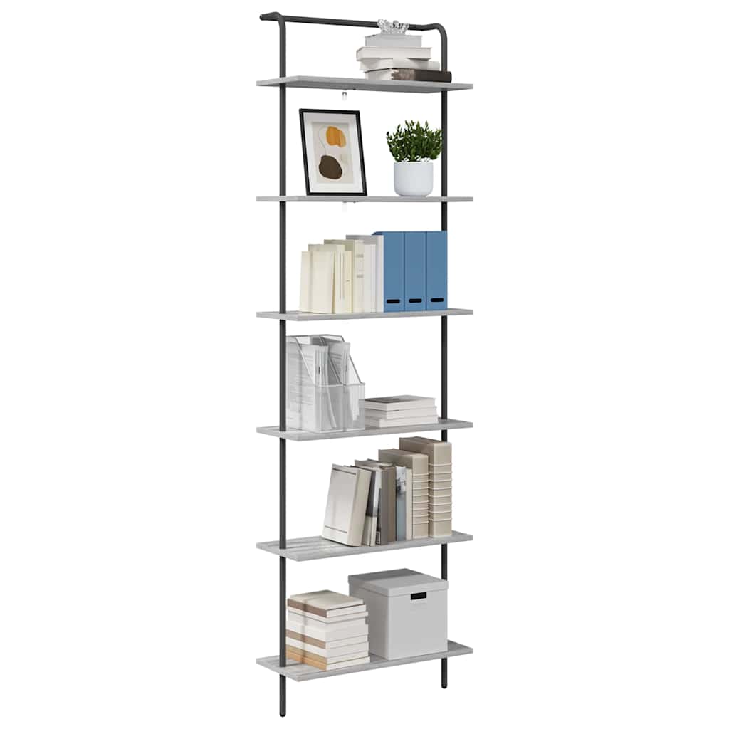 Étagère Sonoma gris 60 x 24 x 203 cm Bois d'ingénierie - XIOS