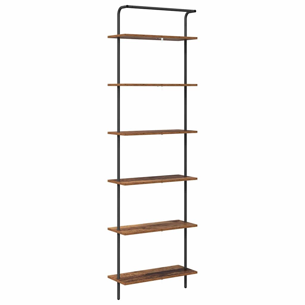 Étagère Bois ancien 60 x 24 x 203 cm Bois d'ingénierie - XIOS