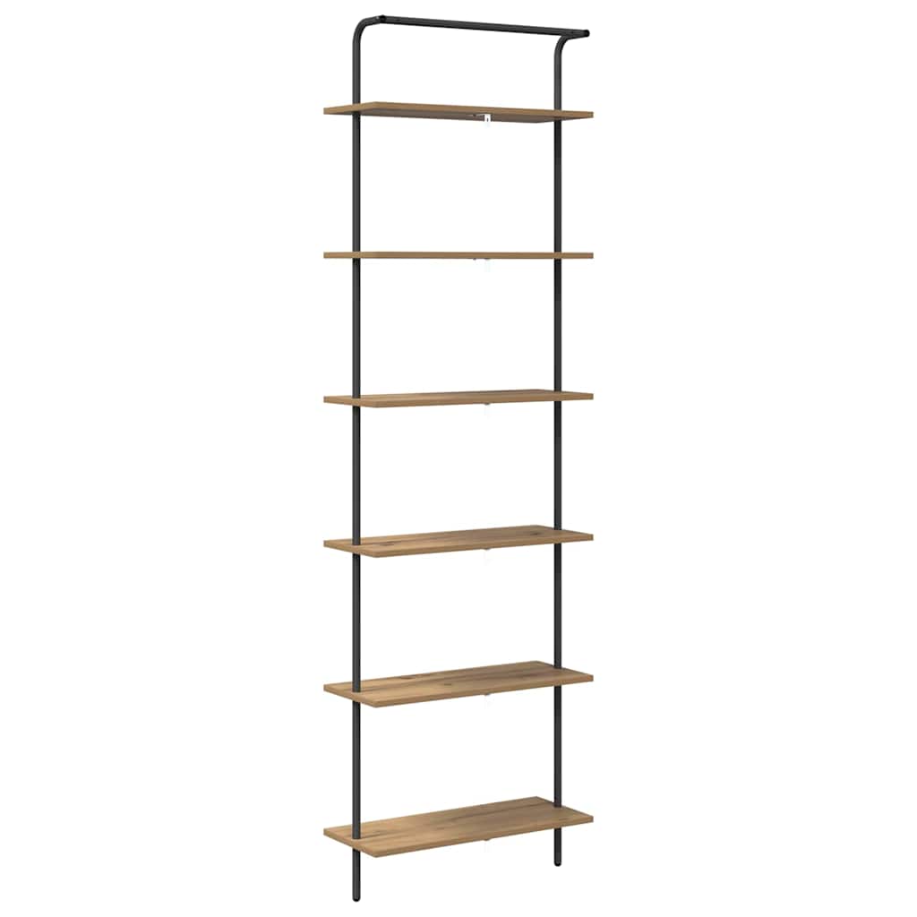 Étagère chêne artisanal 60 x 24 x 203 cm Bois d'ingénierie - XIOS