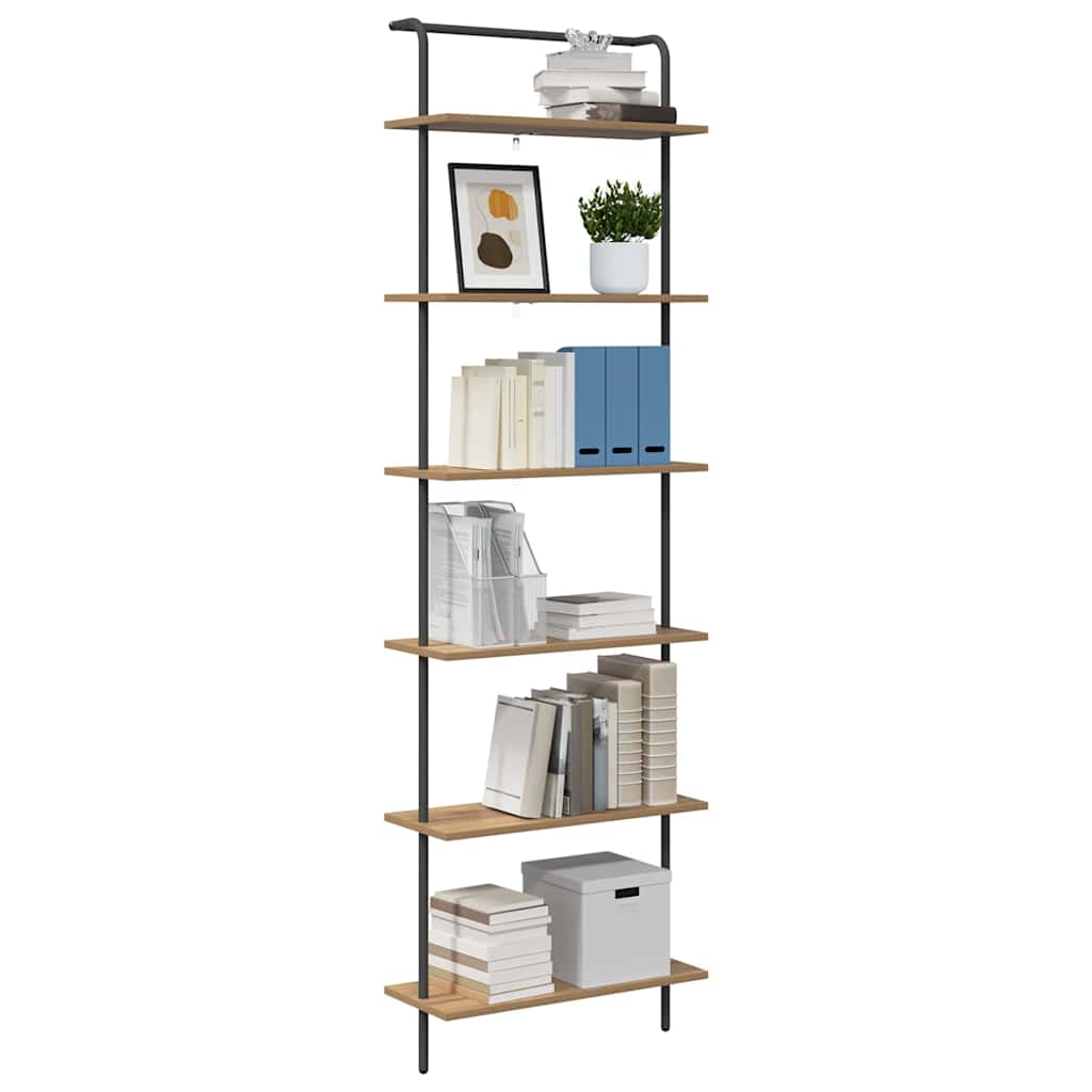 Étagère chêne artisanal 60 x 24 x 203 cm Bois d'ingénierie - XIOS