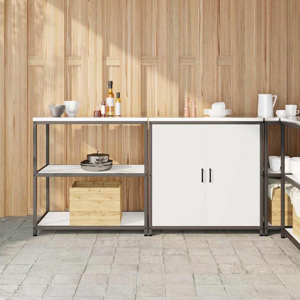 Ensemble de rangement cuisine HATTEM 2 pc Blanc - XIOS