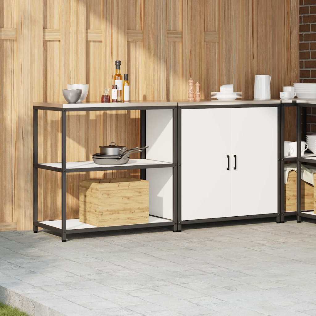 Ensemble de rangement cuisine HATTEM 2 pc Blanc - XIOS
