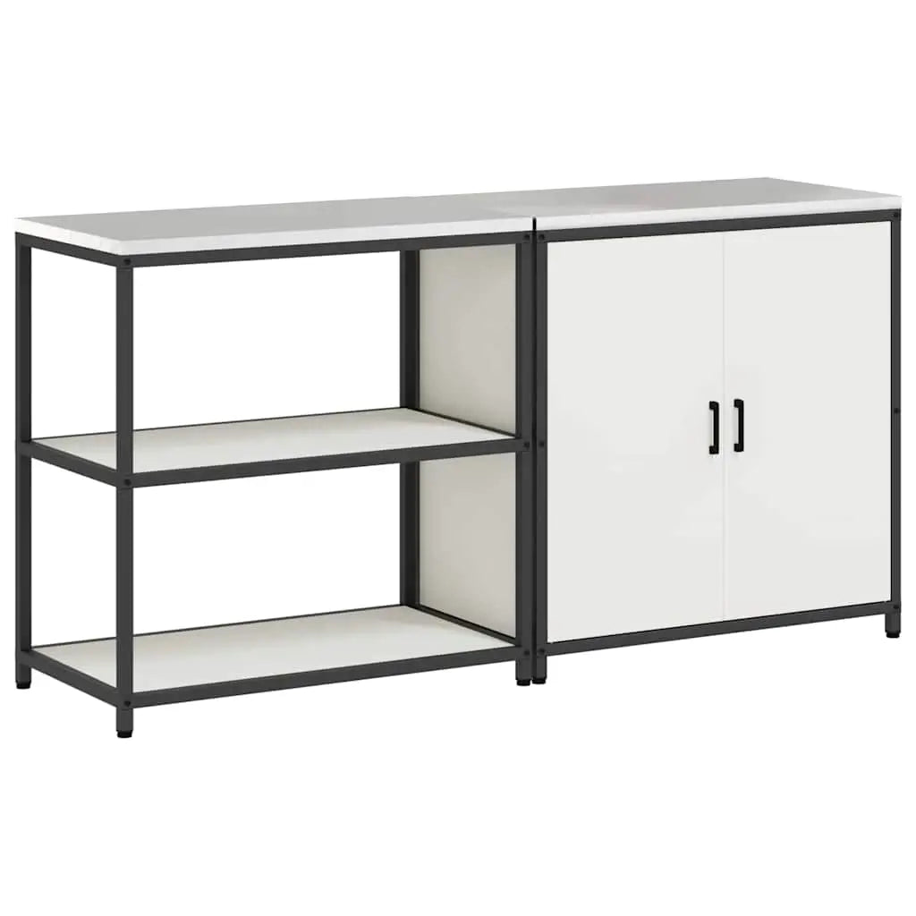 Ensemble de rangement cuisine HATTEM 2 pc Blanc - XIOS