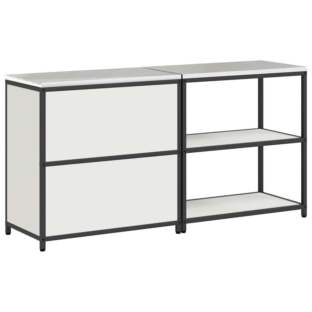Ensemble de rangement cuisine HATTEM 2 pc Blanc - XIOS