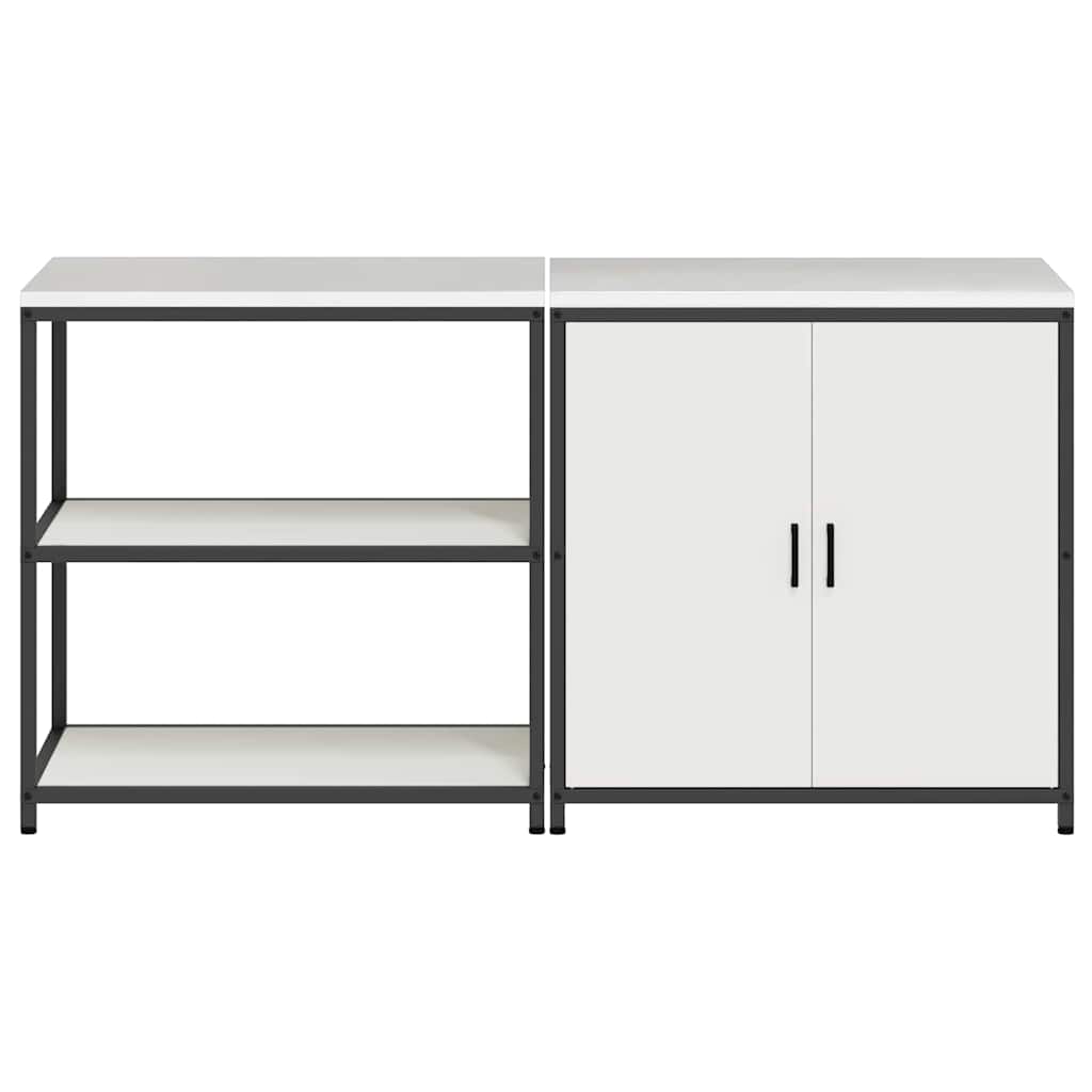 Ensemble de rangement cuisine HATTEM 2 pc Blanc - XIOS