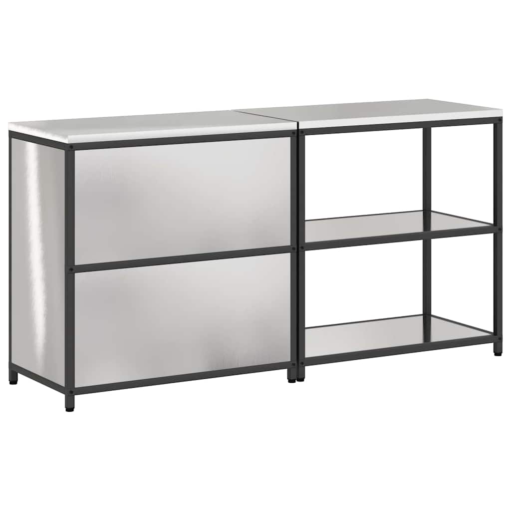 Ensemble de rangement cuisine HATTEM 2 pc Argenté