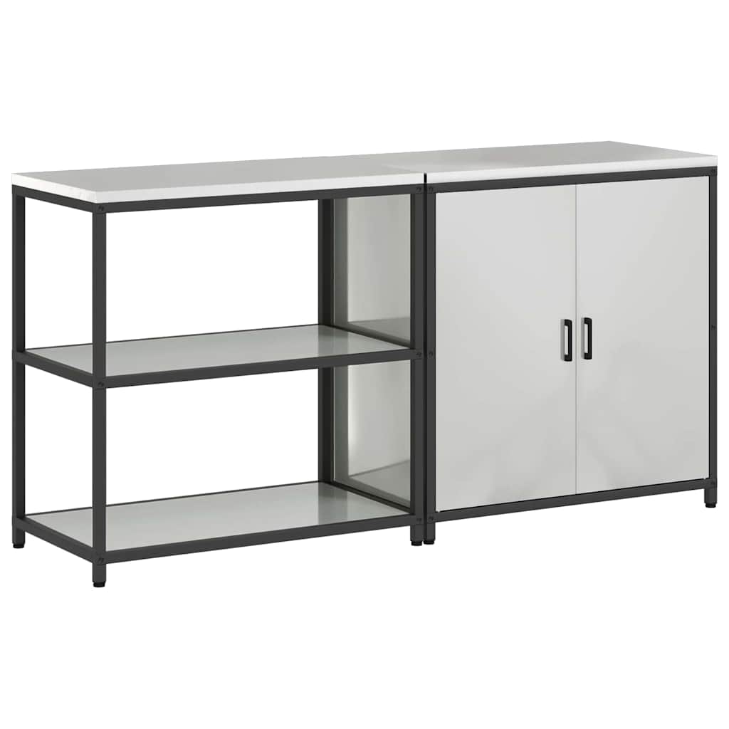 Ensemble de rangement cuisine HATTEM 2 pc Argenté - XIOS