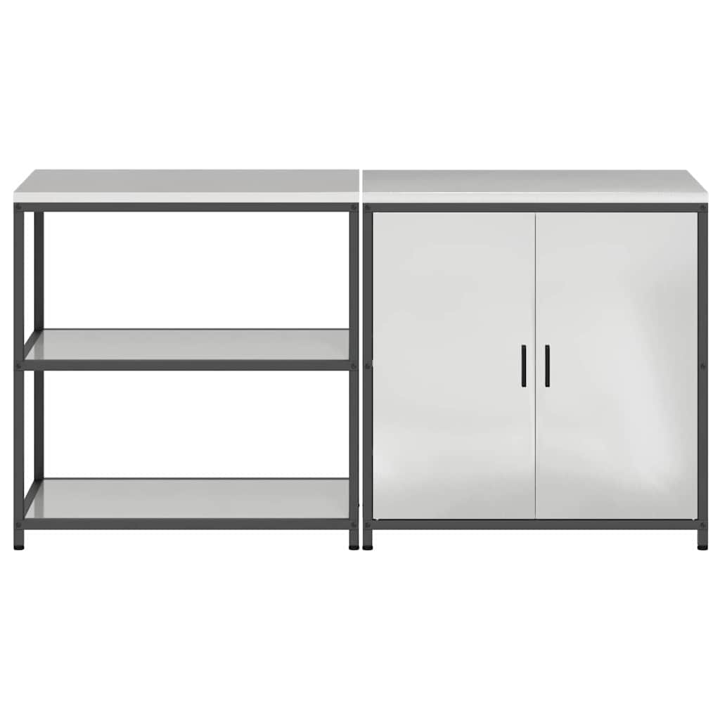 Ensemble de rangement cuisine HATTEM 2 pc Argenté - XIOS