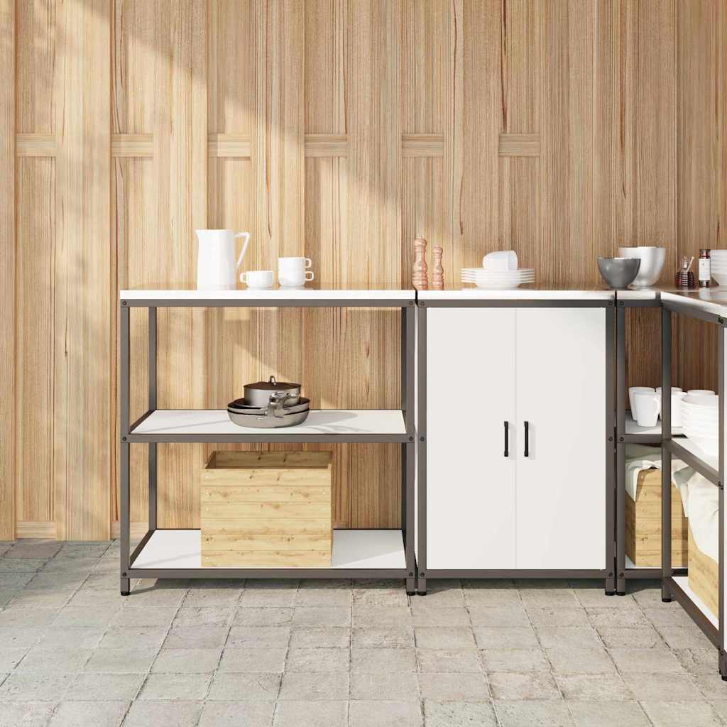 Ensemble de rangement cuisine HATTEM 2 pc Blanc - XIOS