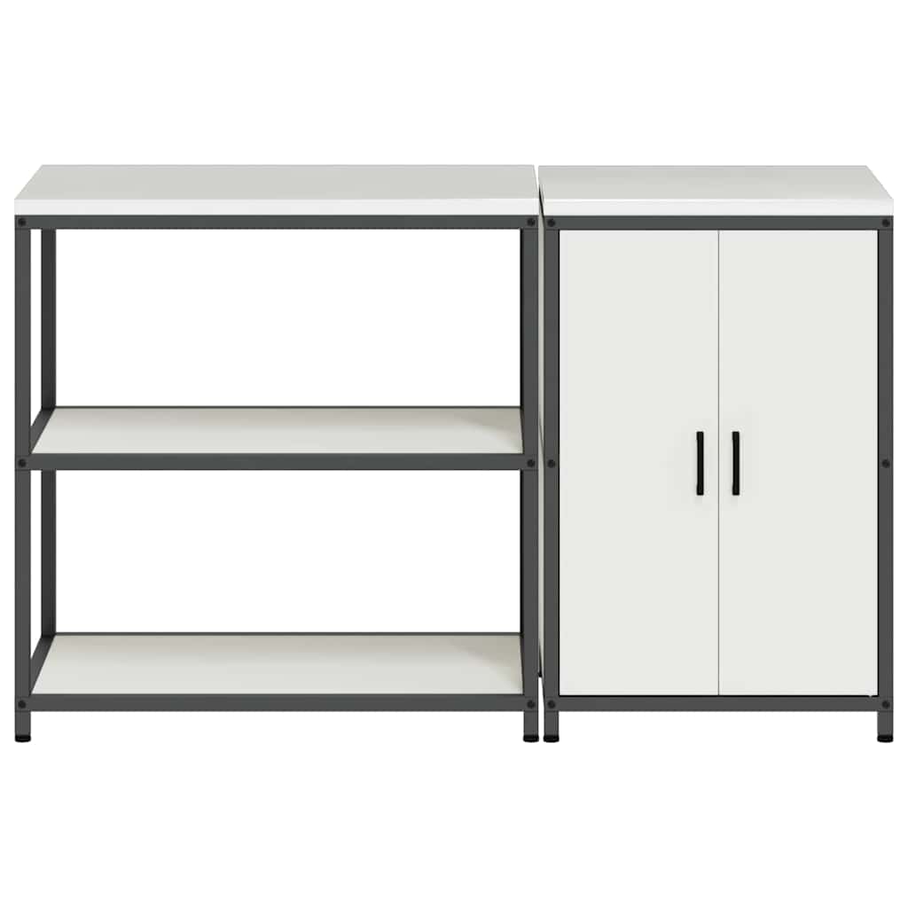 Ensemble de rangement cuisine HATTEM 2 pc Blanc - XIOS